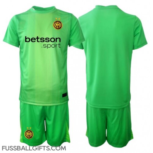 Inter Milan Torwart Fußballbekleidung 3rd trikot Kinder 2025-26 Kurzarm (+ kurze hosen)